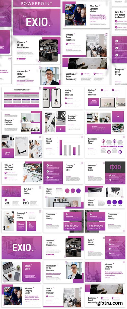 Exio - Creative - Powerpoint, Keynote and Google Slides Template 