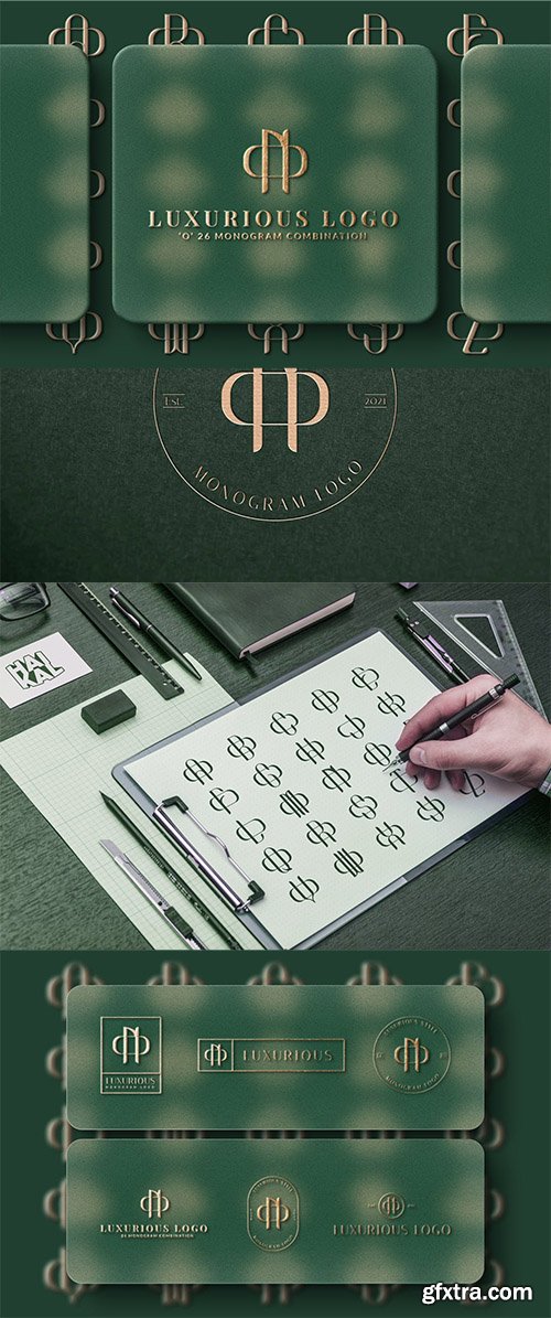 O (A-Z) Monogram Logo Creator Pack Vol.5 YVR92UK