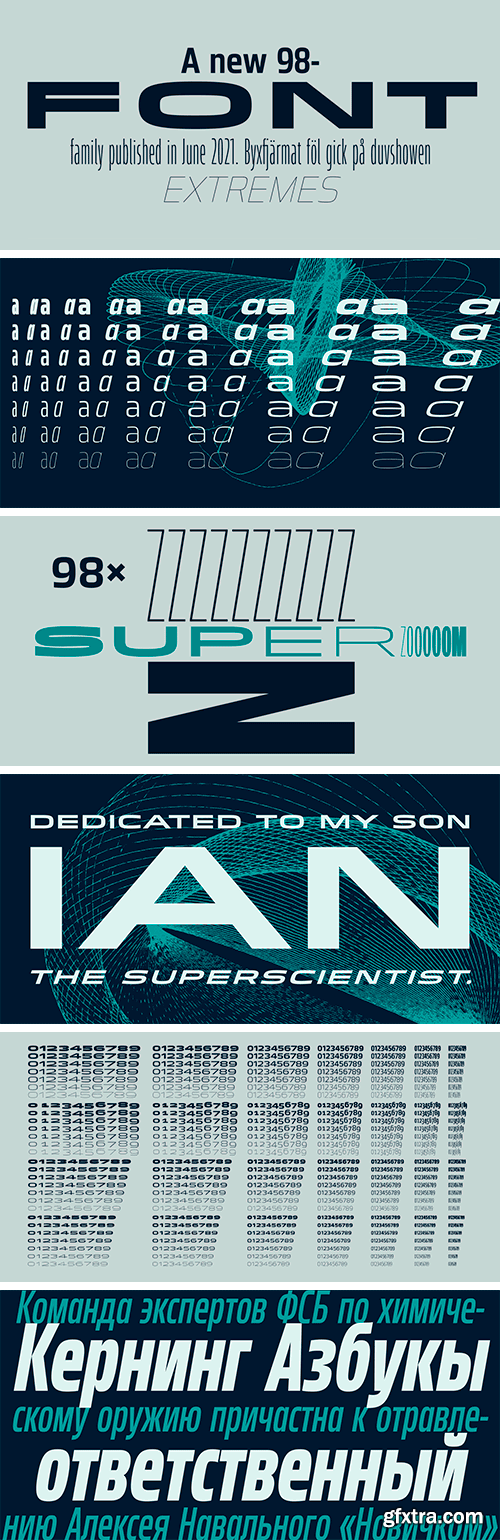 Superscience Font Family