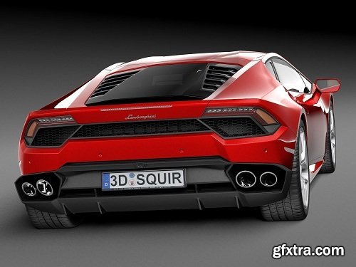 Lamborghini Huracan LP580-2 2017 3D Model