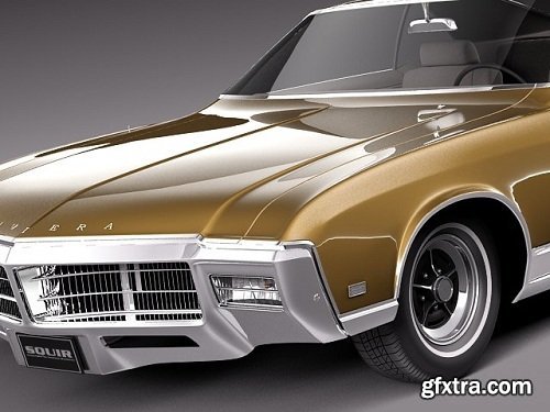 Buick Riviera 1969 3d Model