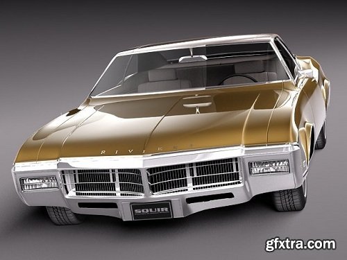 Buick Riviera 1969 3d Model