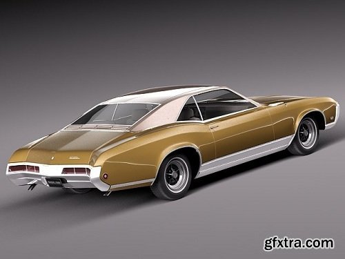 Buick Riviera 1969 3d Model