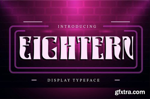 Eightern Display Typeface