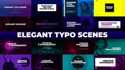 Videohive - Elegant Typo Scenes - 32015101 - 32015101