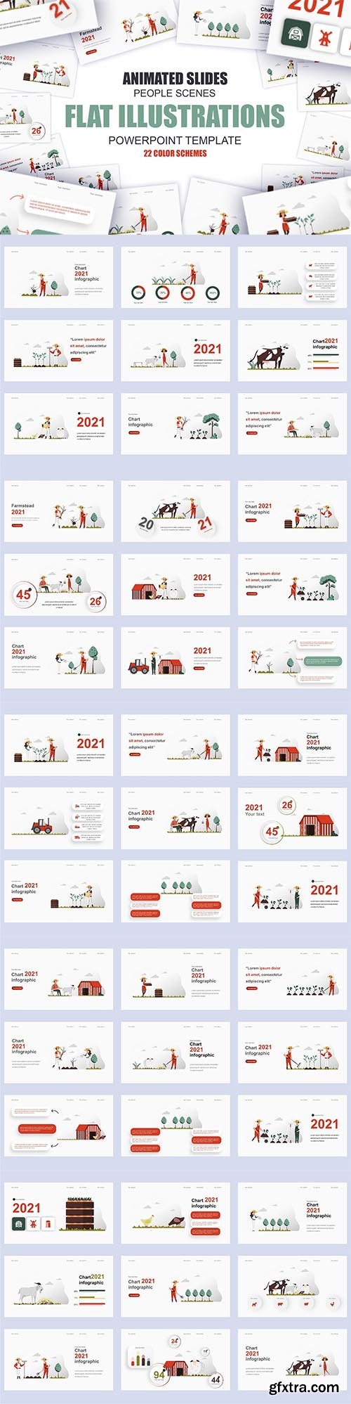 Farming Illustration Powerpoint Template