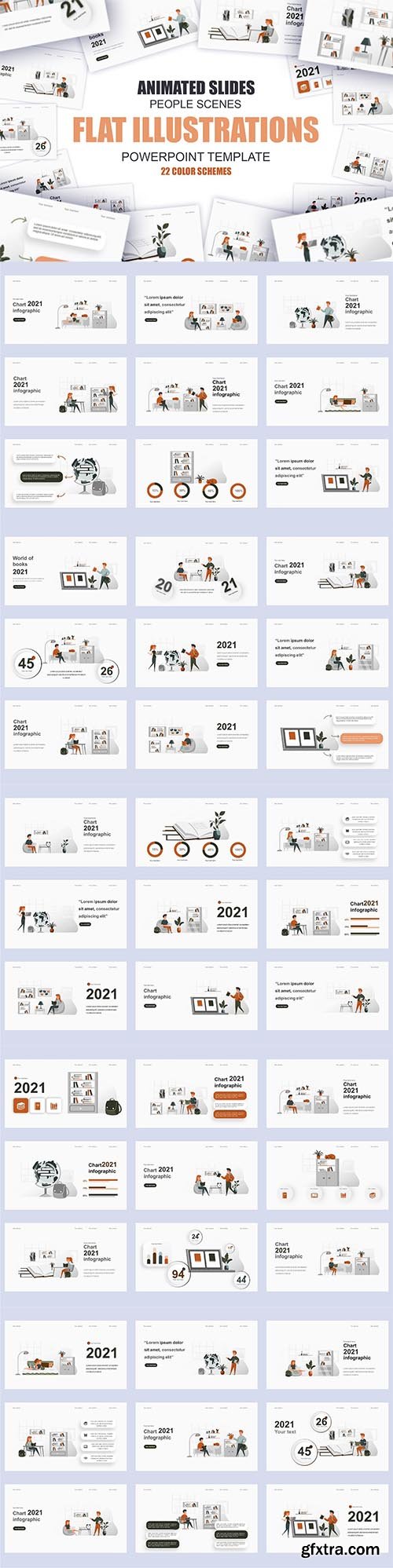 Education Illustration Powerpoint Template