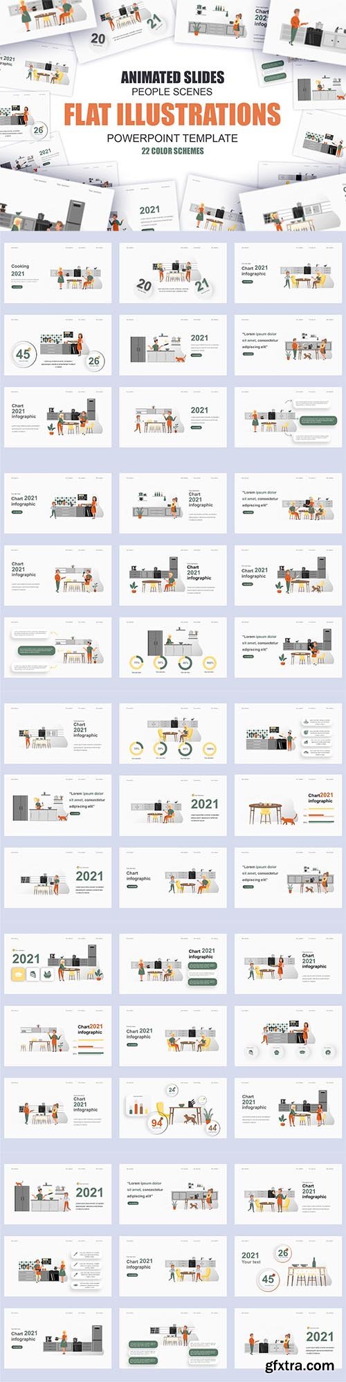 Cooking Illustration Powerpoint Template