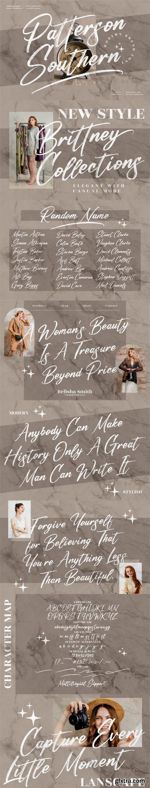 Patterson Southern - Modern Brush Font [2-Weights]