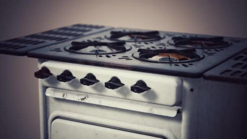 Videohive - Old Vintage Retro Stile Gas Stove - 33152753 - 33152753