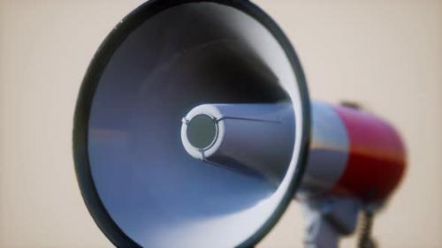 Videohive - Retro Electric Speaker Megaphone - 33152764 - 33152764