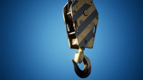 Videohive - Old Lifting Metal Crane Hook - 33152802 - 33152802