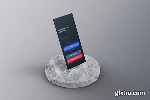 Application Screen Presentation Mockup ZXJ7E4T