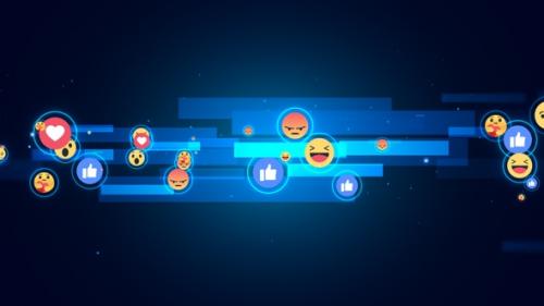 Videohive - Facebook Reaction Emoji Background V6 - 33158621 - 33158621