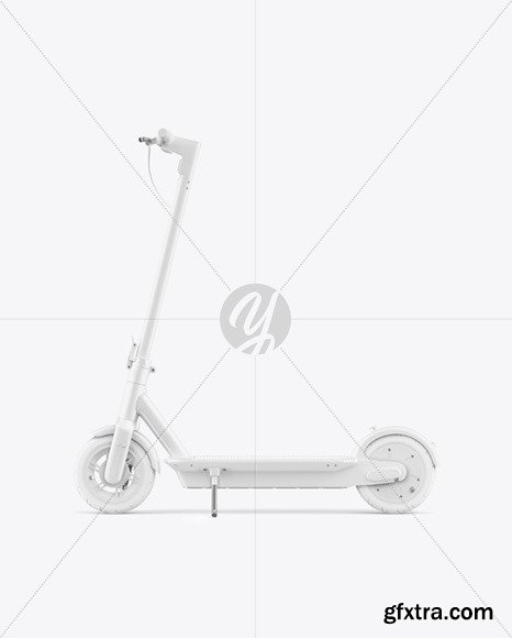 Electric Scooter Mockup - Side View 86115