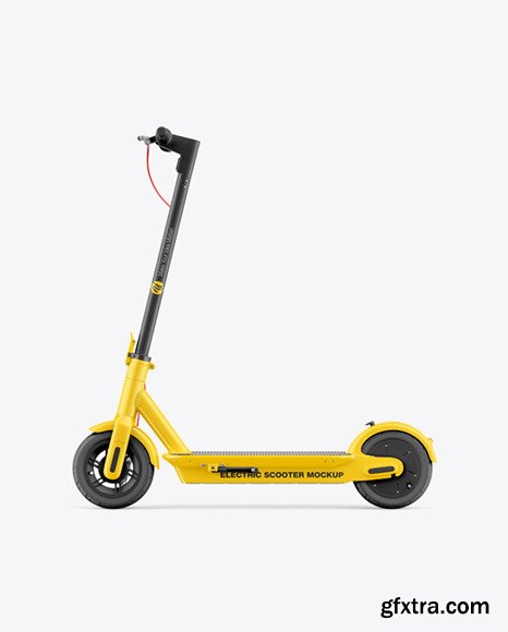 Electric Scooter Mockup - Side View 86115