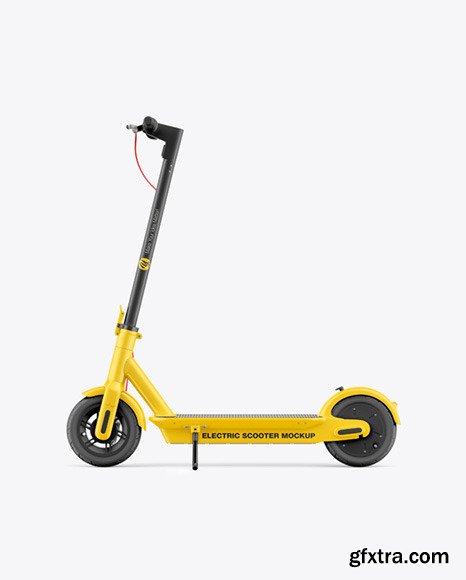 Electric Scooter Mockup - Side View 86115