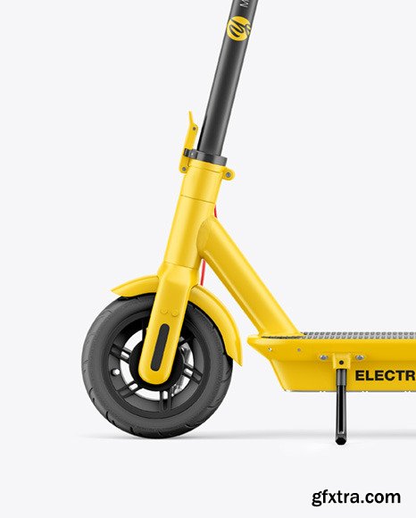 Electric Scooter Mockup - Side View 86115