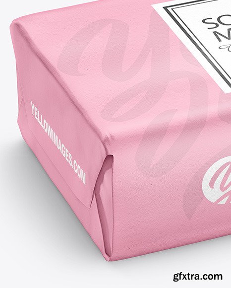 Paper Soap Bar Package Mockup 86476