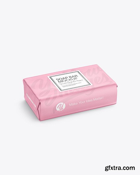 Paper Soap Bar Package Mockup 86476