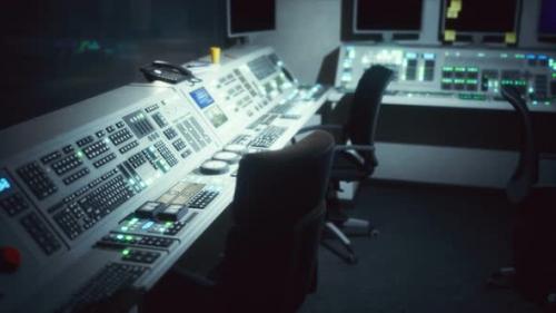 Videohive - Equipment of Empty Central Control Room - 33166544 - 33166544