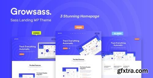 ThemeForest - Growsass v1.0.6 - Software Landing Page WordPress Theme - 23681004