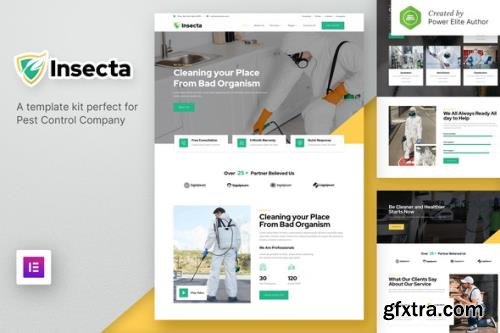 ThemeForest - Insecta v1.0.0 - Pest Control & Disinfection Elementor Template Kit - 33208803