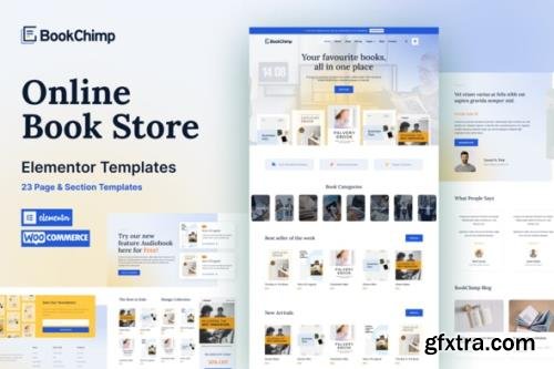 ThemeForest - BookChimp v1.0.0 - Online Book Store Website Elementor Template Kit - 33149225