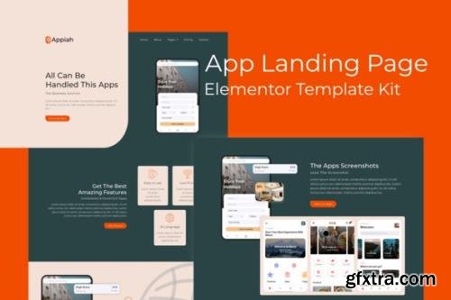 ThemeForest - Appiah v1.0.0 - App Landing Page Elementor Template Kit - 33139871