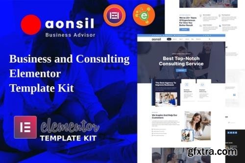 ThemeForest - Aonsil v1.0.0 - Business & Consulting Elementor Template Kit - 33144550