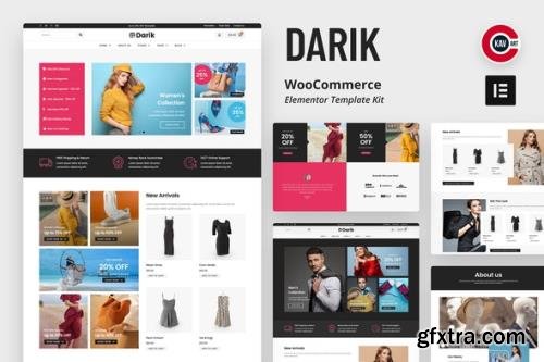 ThemeForest - Darik v1.0.0 - Fashion WooCommerce Elementor Template Kit - 33185769