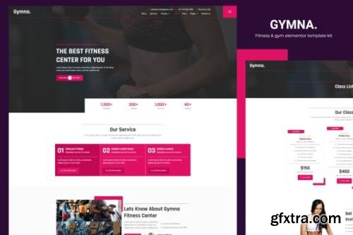 ThemeForest - Gymna v1.0.0 - Fitness & Gym Elementor Template Kit - 33140116