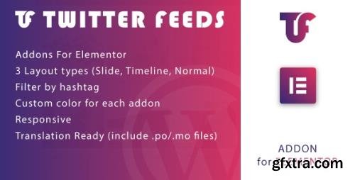 CodeCanyon - Twitter Feeds for Elementor WordPress Plugin v1.0 - 33100756