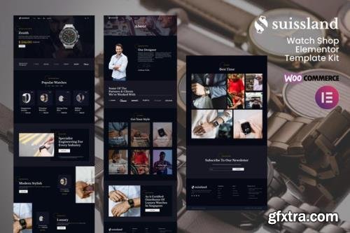 ThemeForest - Suissland v1.0.0 - Watch Shop Elementor Template Kit - 33105060