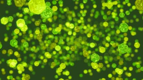 Videohive - Splash of green abstract bubbles and lights - 33180199 - 33180199