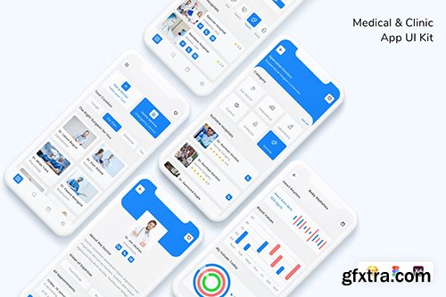 Medical & Clinic App UI Kit 