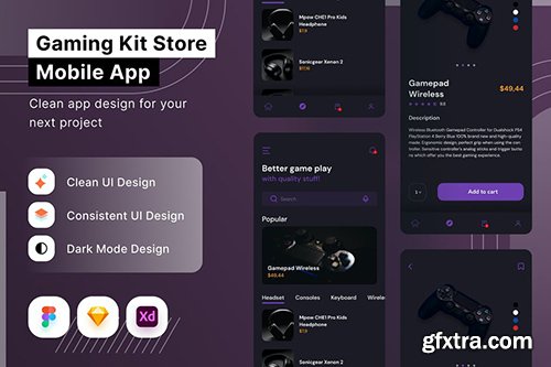 Gaming Kit Store Mobile App 5TRZS5A