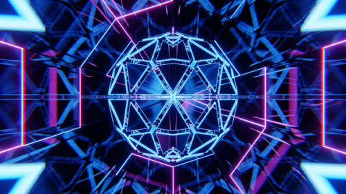 Videohive - Abstract Sci-fi Futuristic Tunnel VJ Loop - 33191274 - 33191274