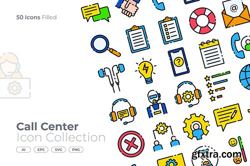 Call Center Filled Icon XLFQLVS