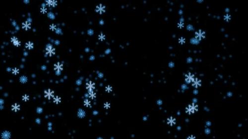 Videohive - Loopable snowfall at night - 33134864 - 33134864