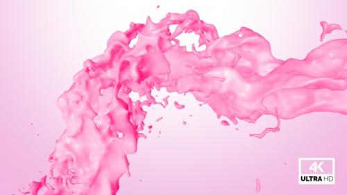 Videohive - Twisted Strawberry Milkshake Splash V6 - 33134961 - 33134961