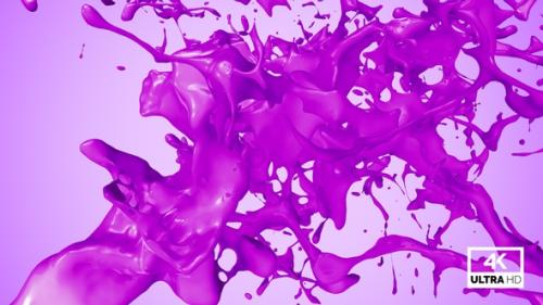 Videohive - Purple Paint Jet Stream Splash V1 - 33136467 - 33136467