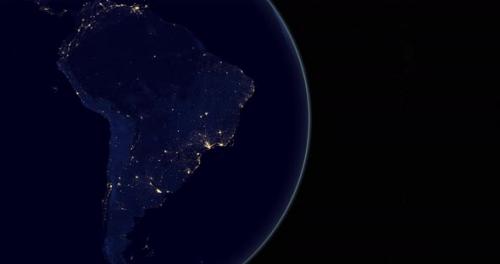 Videohive - South America at Night - 33136635 - 33136635