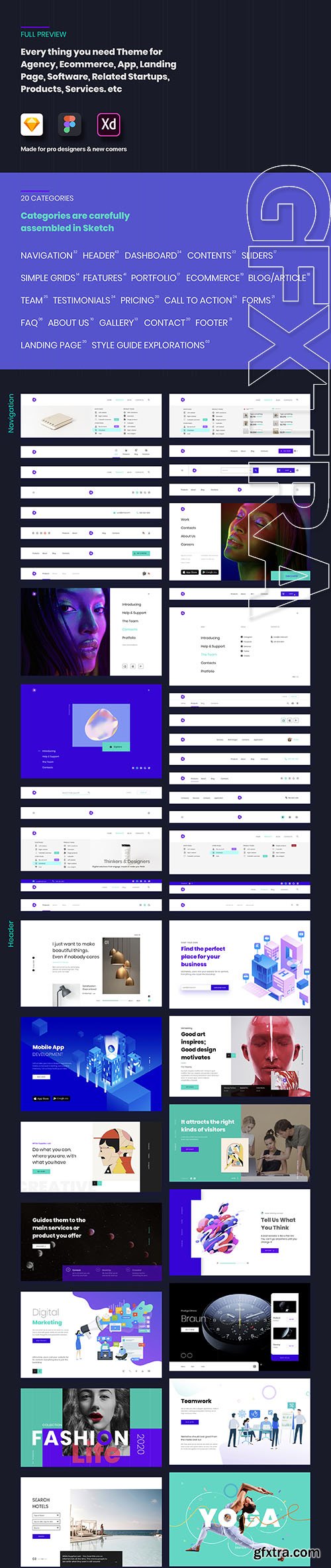 Ataman Web UI Kit – Templates For Website