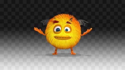 Videohive - Furry Monster Harry says NO - 33140169 - 33140169