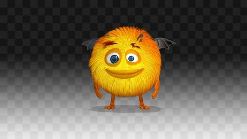 Videohive - Furry Monster Harry Says YES - 33140236 - 33140236