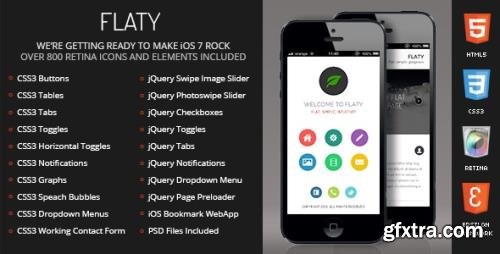 ThemeForest - Flaty Mobile v1.0 - 5298249