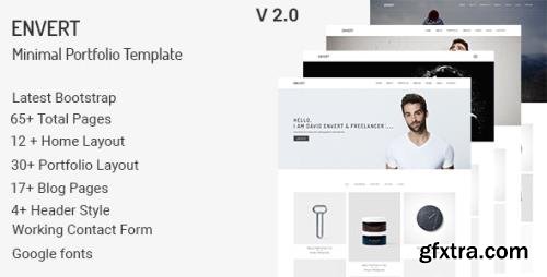 ThemeForest - Envert v2.0 - Minimal Portfolio Template (Update: 19 January 19) - 19393195