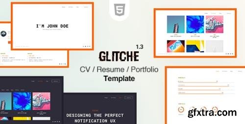 ThemeForest - Glitche v1.3.0 - CV Resume Template - 17526245