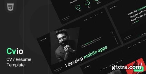 ThemeForest - Cvio v1.1.0 - CV Resume Template - 24695116